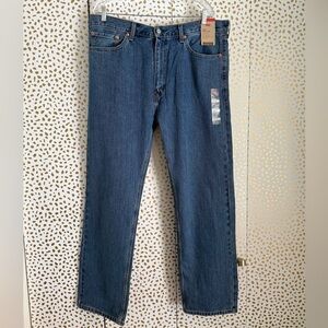 Brand New Levi's 505 Men's Straight Blue Jeans
